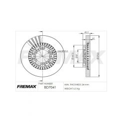Fremax Brake Disc Front Pair