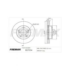 Fremax Brake Disc Front Pair