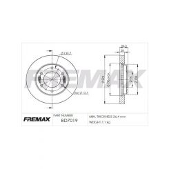 Fremax Brake Disc Front Pair