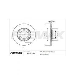 Fremax Brake Disc Front Pair