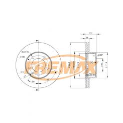 Fremax Brake Disc Front Each