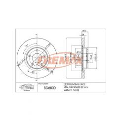 Fremax Brake Disc Front Pair