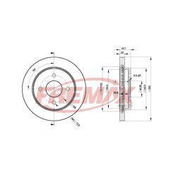 Fremax Brake Disc Rear Pair