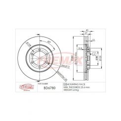 Fremax Brake Disc Front Pair