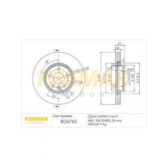 Fremax Brake Disc Front Pair