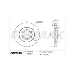 Fremax Brake Disc Front Pair