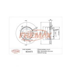 Fremax Brake Disc Front Pair