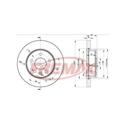 Fremax Brake Disc Front Pair