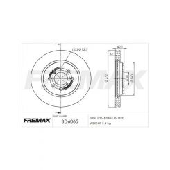 Fremax Brake Disc Front Pair