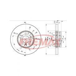Fremax Brake Disc Front Each Bmw X5 To 8/2000