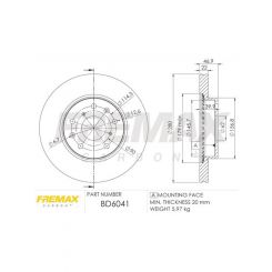 Fremax Brake Disc Front Pair