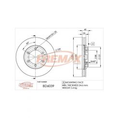Fremax Brake Disc Front Pair