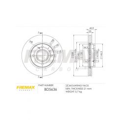 Fremax Brake Disc Front Pair