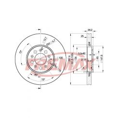 Fremax Brake Disc Front Pair