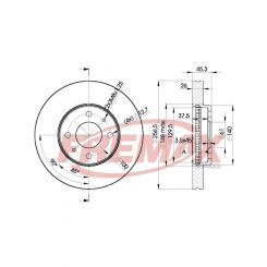 Fremax Brake Disc Front Pair