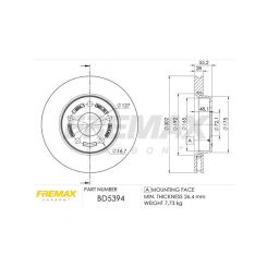 Fremax Brake Disc Front Pair