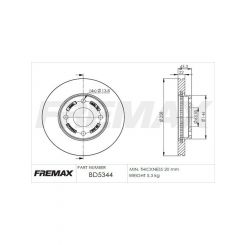 Fremax Brake Disc Front Pair