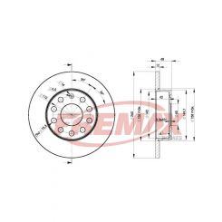 Fremax Brake Disc Rear Pair