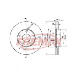Fremax Brake Disc Front Pair