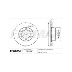 Fremax Brake Disc Front Pair
