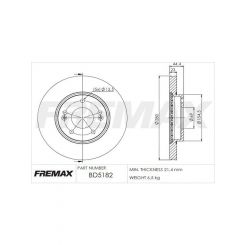 Fremax Brake Disc Front Pair