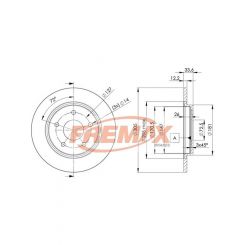 Fremax Brake Disc Rear Pair