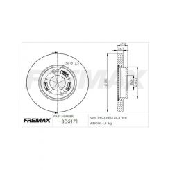 Fremax Brake Disc Front Pair