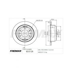 Fremax Brake Disc Front Pair
