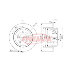 Fremax Brake Disc Rear Pair