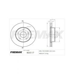 Fremax Brake Disc Front Pair