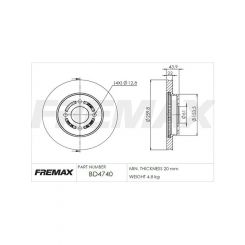 Fremax Brake Disc Front Pair