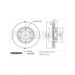 Fremax Brake Disc Front Pair