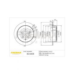 Fremax Brake Disc Rear Pair