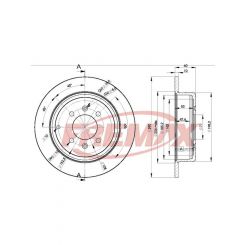 Fremax Brake Disc Rear Pair