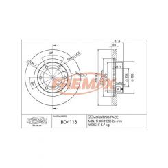 Fremax Brake Disc Front Pair