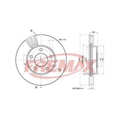 Fremax Brake Disc Front Pair