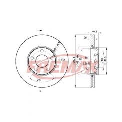 Fremax Brake Disc Front Pair
