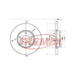 Fremax Brake Disc Front Pair