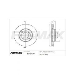 Fremax Brake Disc Front Pair