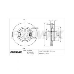 Fremax Brake Disc Front Pair