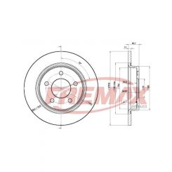 Fremax Brake Disc Rear Pair