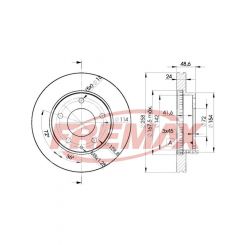 Fremax Brake Disc Front Pair