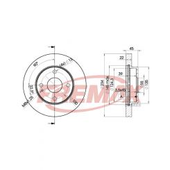 Fremax Brake Disc Front Pair