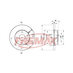 Fremax Brake Disc Front Pair