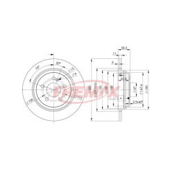 Fremax Brake Disc Rear Pair