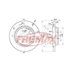 Fremax Brake Disc Rear Pair