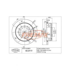 Fremax Brake Disc Rear Pair