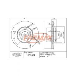 Fremax Brake Disc Front Pair
