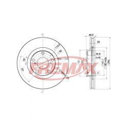Fremax Brake Disc Front Pair