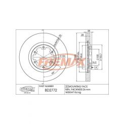 Fremax Brake Disc Front Pair